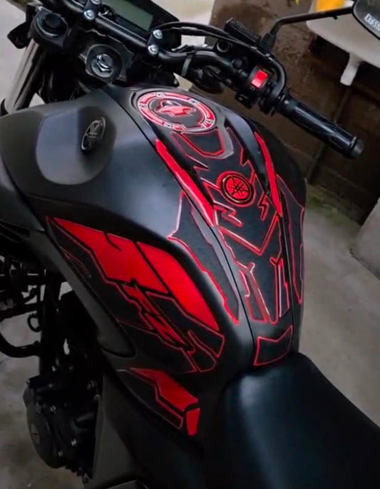 Kit Protector de tanque lija Escarchada FZ25