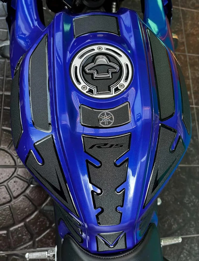 KIT Protector de Tanque Lija Escarchada R15